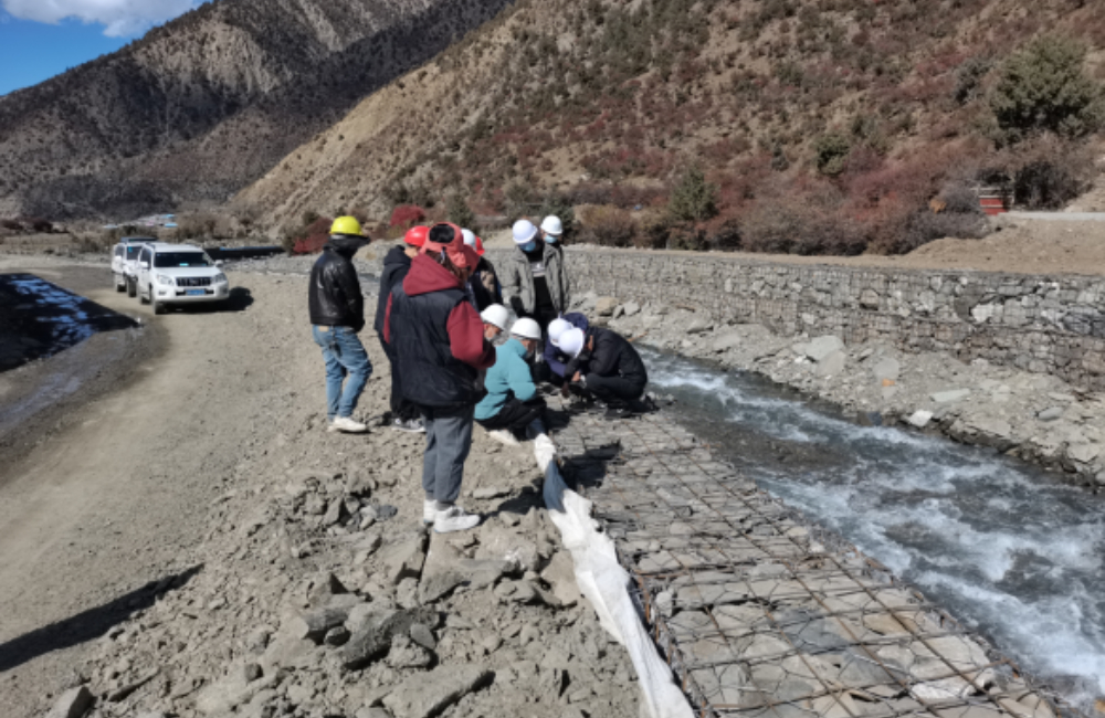 Alambre galvanizado para proyecto de conservación de agua