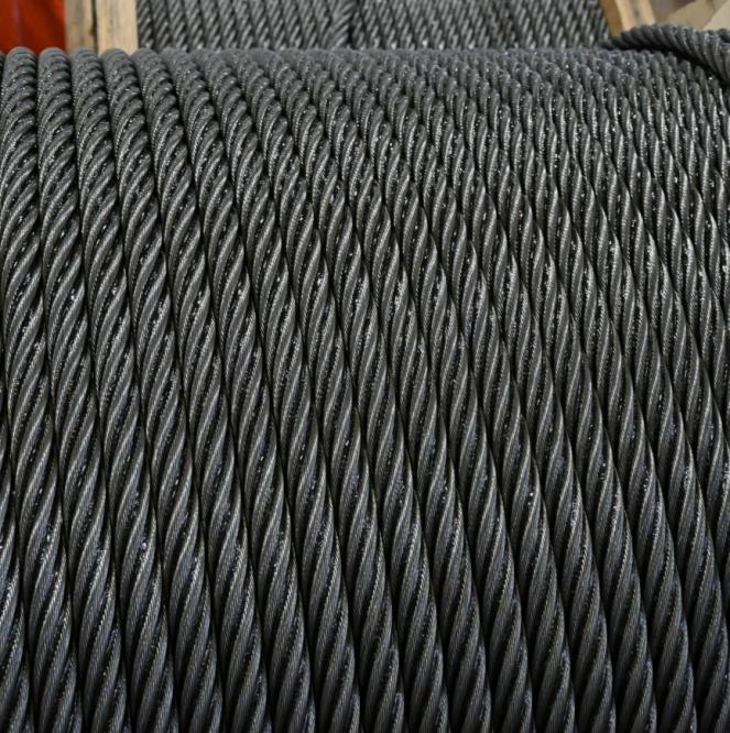 Cable de acero de cuatro hilos en forma de abanico