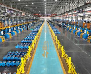 Cable de acero de cuatro hilos en forma de abanico