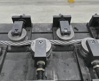 Cable de acero de cuatro hilos en forma de abanico